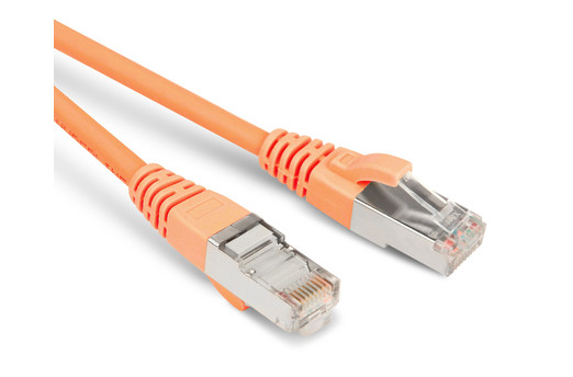 Hyperline PC-LPM-STP-RJ45-RJ45-C6-15M-LSZH-OR Патч-корд U/FTP, экранированный, Cat.6 (100% Fluke Component Tested), LSZH, 15 м, оранжевый