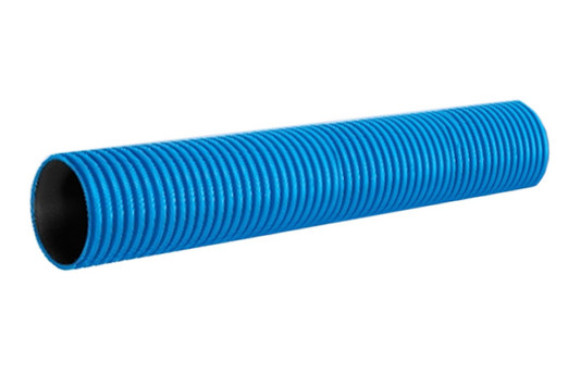 Труба для защиты кабеля гибкая тип 450 синяя d=160мм (50м, муфта)
